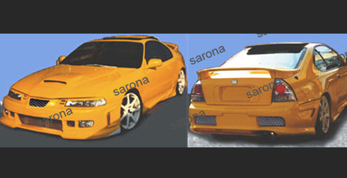 Custom Honda Prelude Body Kit  Coupe (1992 - 1996) - $1190.00 (Manufacturer Sarona, Part #HD-036-KT)